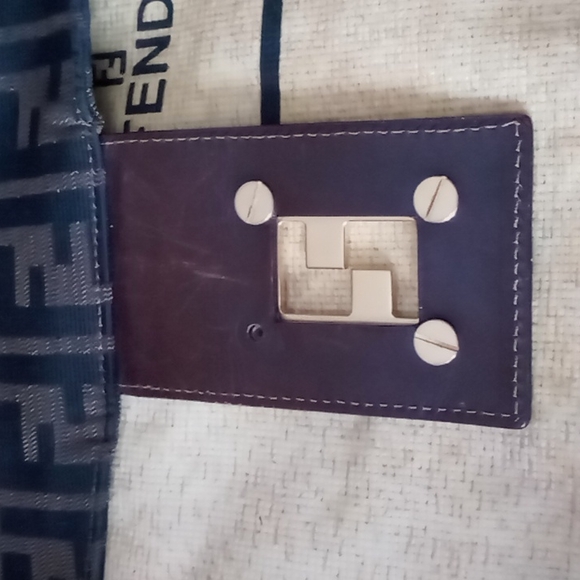 AUTHENTIC Vintage FENDI Zucca Handbag - Picture 8 of 16